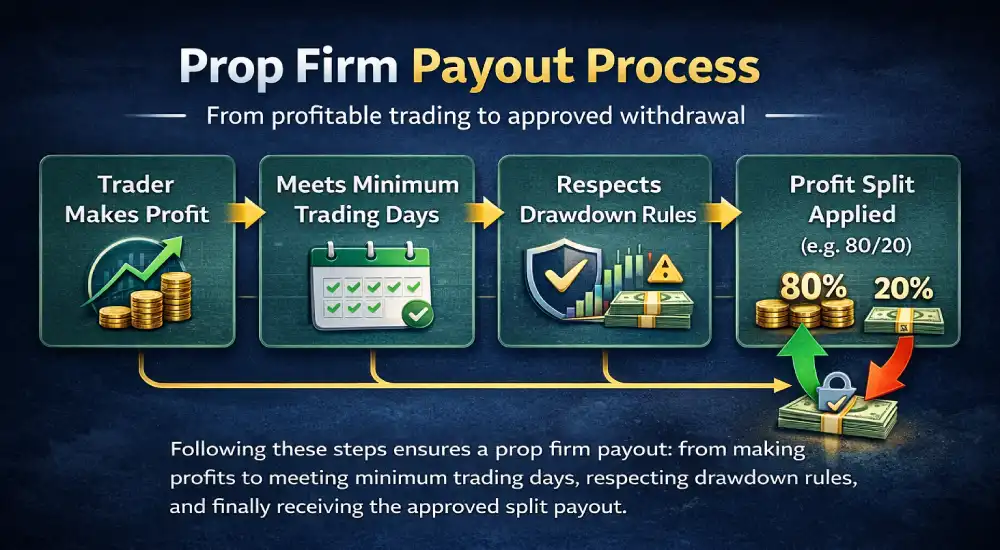 Prop firm payout process: from profitable trading to approved withdrawal