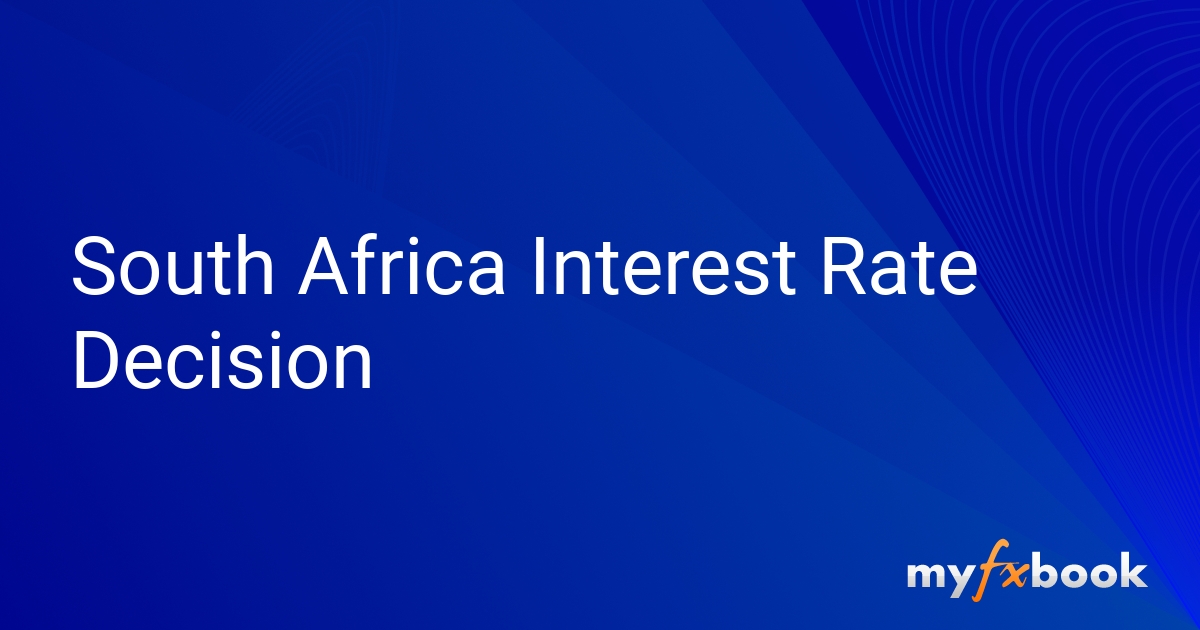 South Africa Interest Rate Decision