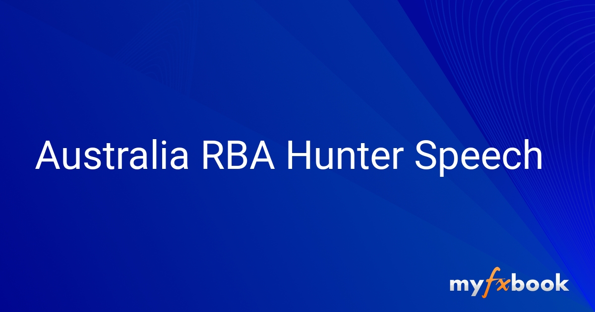 Australia RBA Hunter Speech