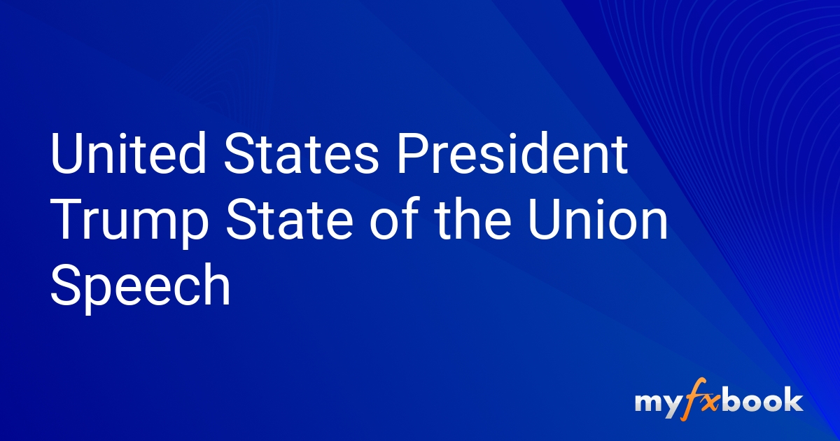 United States President Trump State of the Union Speech
