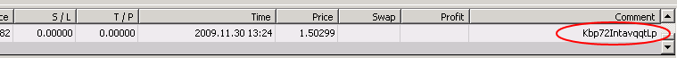 การยืนยันการเทรด MetaTrader