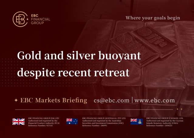 EBC Markets Briefing | Gold and silver buoyant despite recent retreat
