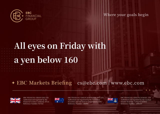 EBC Markets Briefing | All eyes on Friday with a yen below 160