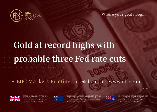 EBC Markets Briefing | Gold at record highs with probable three Fed rate cuts