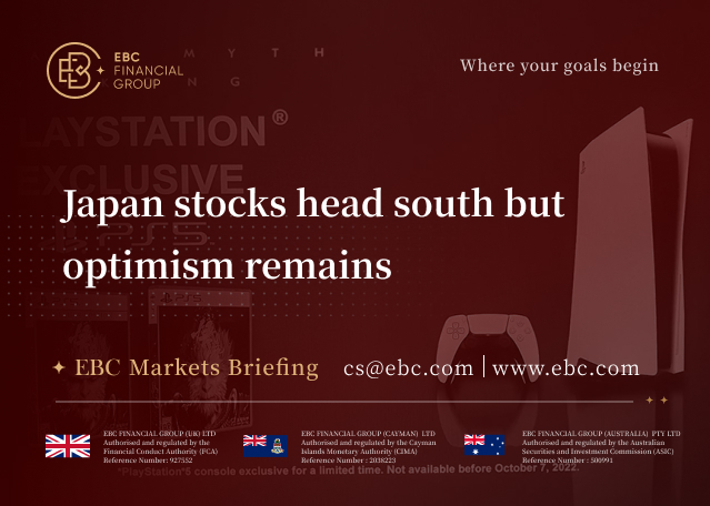 EBC Markets Briefing | Japan stocks head south but optimism remains