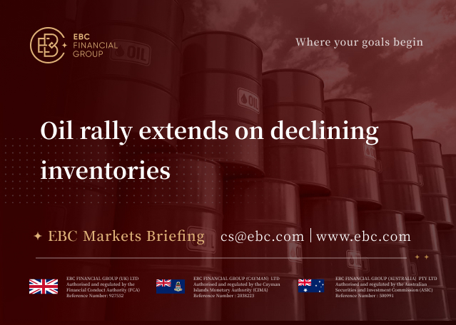 EBC Markets Briefing | Oil rally extends on declining inventories