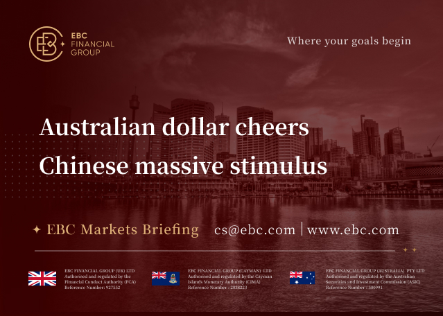 EBC Markets Briefing | Australian dollar cheers Chinese massive stimulus