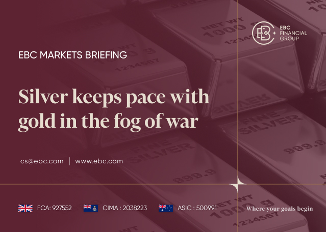 EBC Markets Briefing | Silver keeps pace with gold in the fog of war