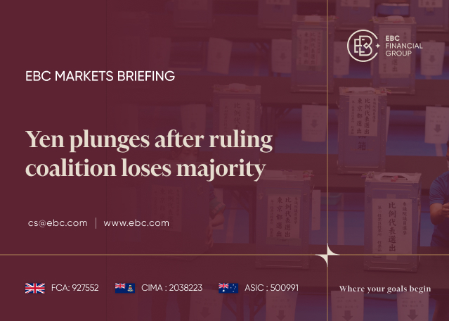 EBC Markets Briefing | Yen plunges after ruling coalition loses majority