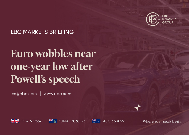 EBC Markets Briefing | Euro wobbles near one-year low after Powell’s speech