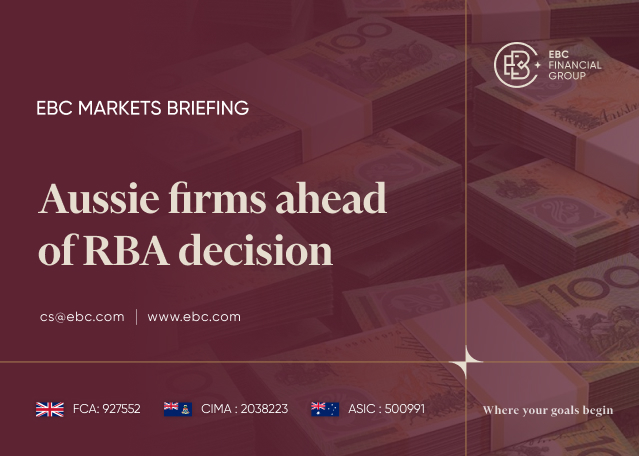 EBC Markets Briefing | Aussie firms ahead of RBA decision