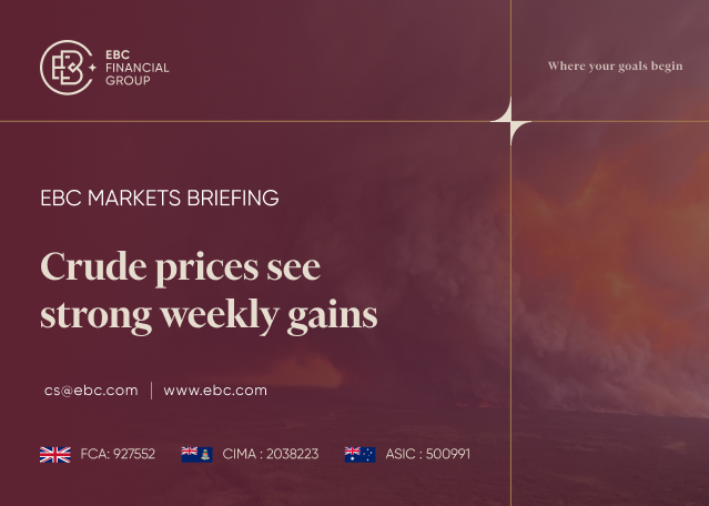 EBC Markets Briefing | Crude prices see strong weekly gains