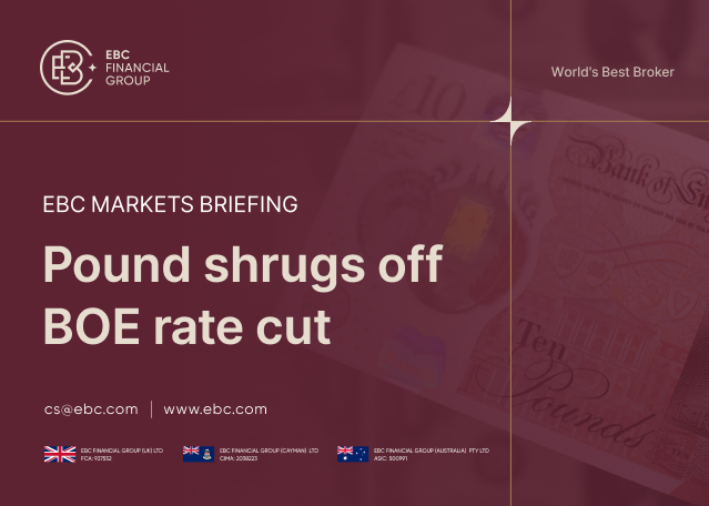 ​EBC Markets Briefing | Pound shrugs off BOE rate cut