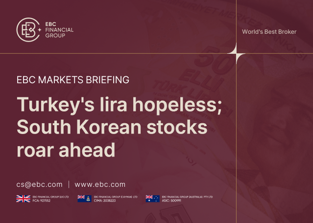 ​EBC Markets Briefing | Turkey's lira hopeless; South Korean stocks roar ahead
