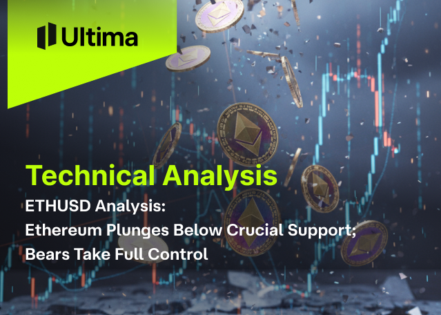 ETHUSD Falls Below Key Support as Bearish Momentum Strengthens ETHUSD Falls Below Key Support as Bearish Momentum Strengthens