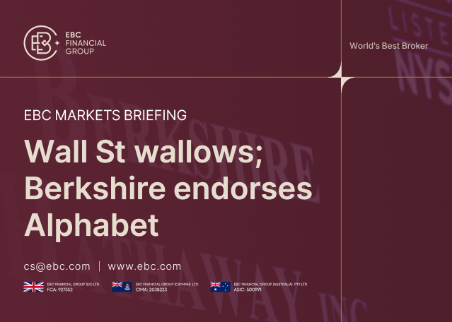 ​EBC Markets Briefing | Wall St wallows; Berkshire endorses Alphabet