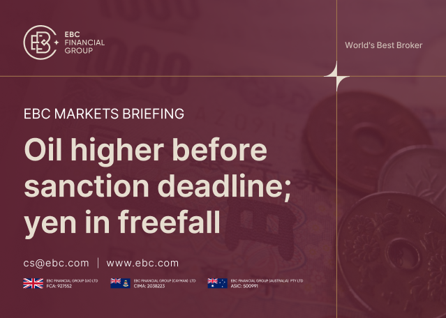 ​EBC Markets Briefing | Oil higher before sanction deadline; yen in freefall