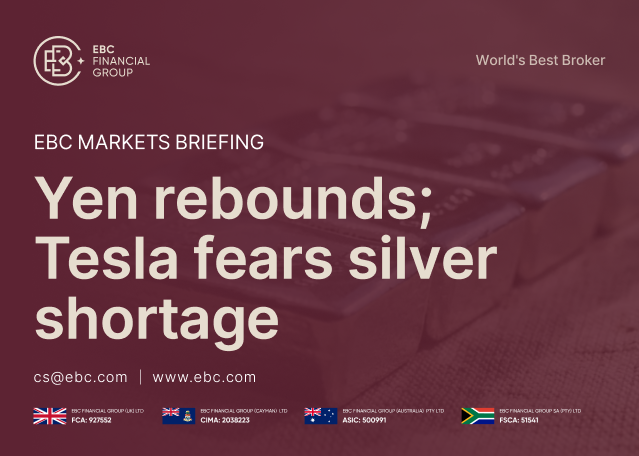 ​EBC Markets Briefing | Yen rebounds; Tesla fears silver shortage