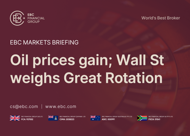 ​EBC Markets Briefing | Oil prices gain; Wall St weighs Great Rotation