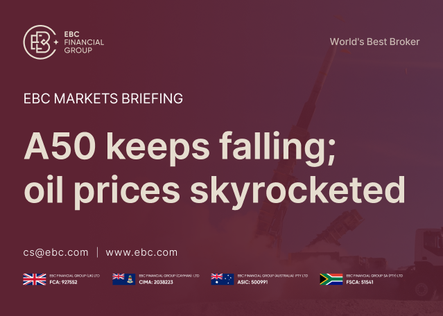 ​EBC Markets Briefing | A50 keeps falling; oil prices skyrocketed