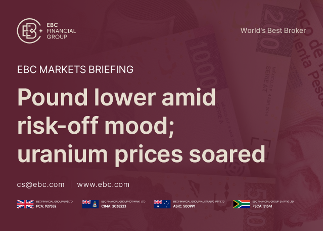 ​EBC Markets Briefing | Pound lower amid risk-off mood; uranium prices soared