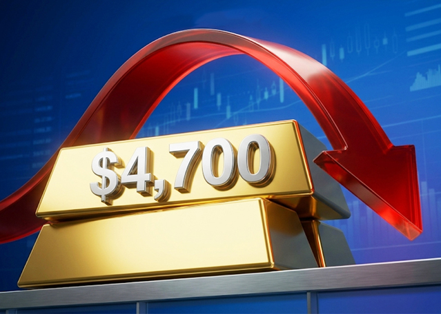 Today Technical Analysis: Gold slips below the $4,700 as continued US dollar strength weighs on prices. Today Technical Analysis: Gold slips below the $4,700 as continued US dollar strength weighs on prices.