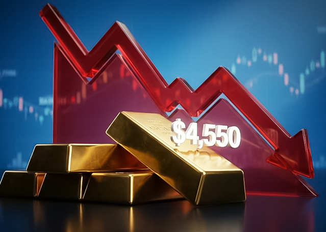 Today Technical Analysis: Gold Falls To $4,550 As The US dollar Remains Strong Today Technical Analysis: Gold Falls To $4,550 As The US dollar Remains Strong