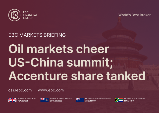 EBC Markets Briefing | Oil markets cheer US-China summit; Accenture share tanked EBC Markets Briefing | Oil markets cheer US-China summit; Accenture share tanked