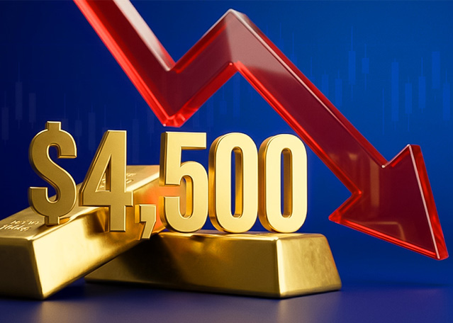 Today Technical Analysis: Gold Falls Below $4,500 as the Dollar Index Push Higher Today Technical Analysis: Gold Falls Below $4,500 as the Dollar Index Push Higher