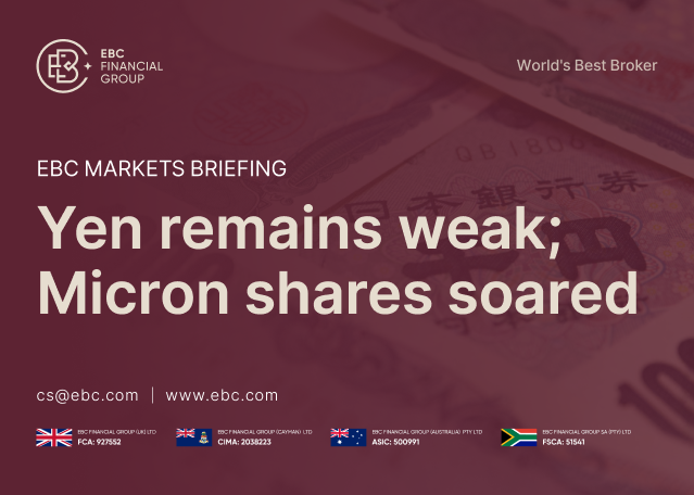 EBC Markets Briefing | Yen remains weak; Micron shares soared
