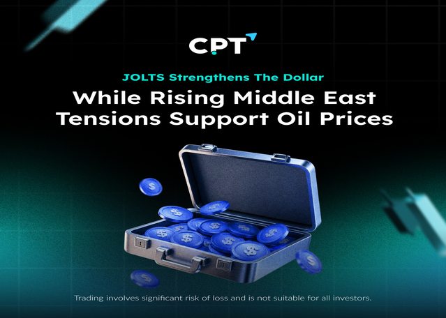 JOLTS Strengthens the Dollar; Rising Middle East Tensions Support Oil Prices