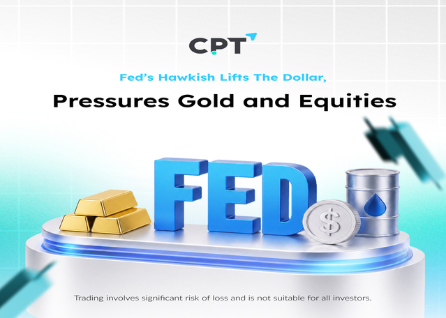 Fed’s Hawkish Lifts the Dollar, Pressures Gold and Equities Fed’s Hawkish Lifts the Dollar, Pressures Gold and Equities