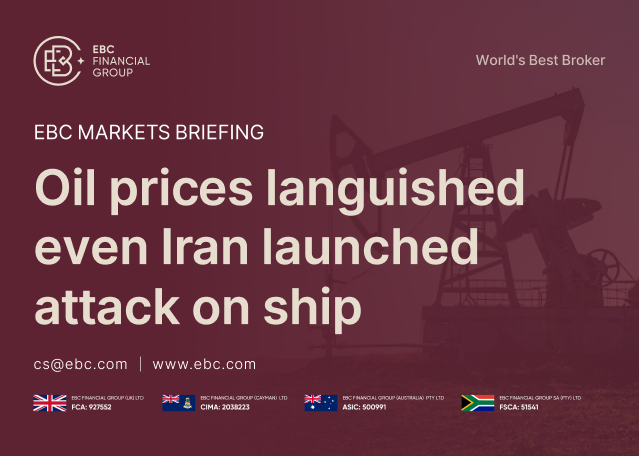 EBC Markets Briefing | Oil prices languished even Iran launched attack on ship