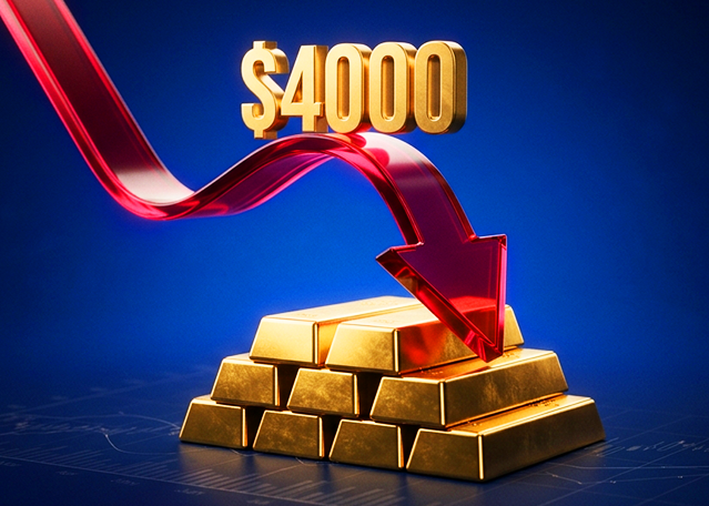 Today Technical Analysis: Gold continues its decline and falls below $4,000 as the Dollar sees renewed strength Today Technical Analysis: Gold continues its decline and falls below $4,000 as the Dollar sees renewed strength