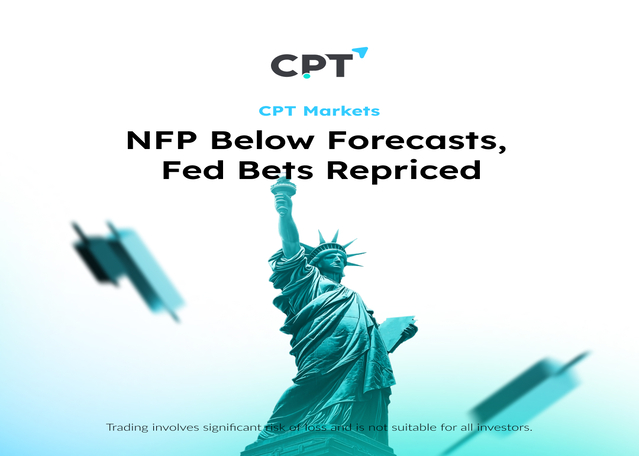 NFP Below Forecasts, Fed Bets Repriced - CPT Markets NFP Below Forecasts, Fed Bets Repriced - CPT Markets