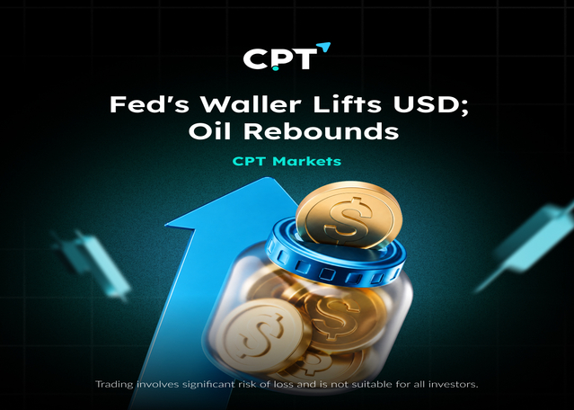 Fed's Waller Lifts USD; Oil Rebounds - CPT Markets Fed's Waller Lifts USD; Oil Rebounds - CPT Markets