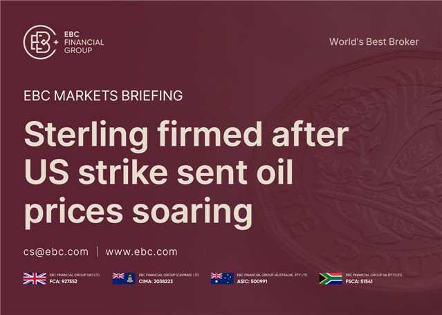 EBC Markets Briefing | Sterling firmed after US strike sent oil prices soaring EBC Markets Briefing | Sterling firmed after US strike sent oil prices soaring