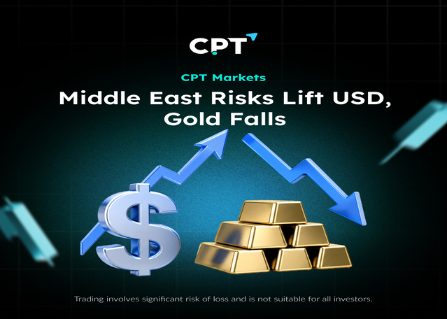 Middle East Risks Lift USD, Gold Falls - CPT Markets