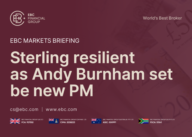 EBC Markets Briefing | Sterling resilient as Andy Burnham set be new PM