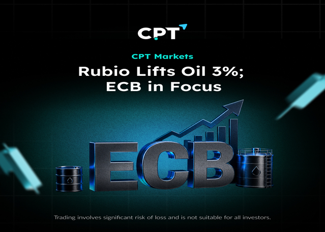 Rubio Lifts Oil 3%; ECB in Focus - CPT Markets Rubio Lifts Oil 3%; ECB in Focus - CPT Markets
