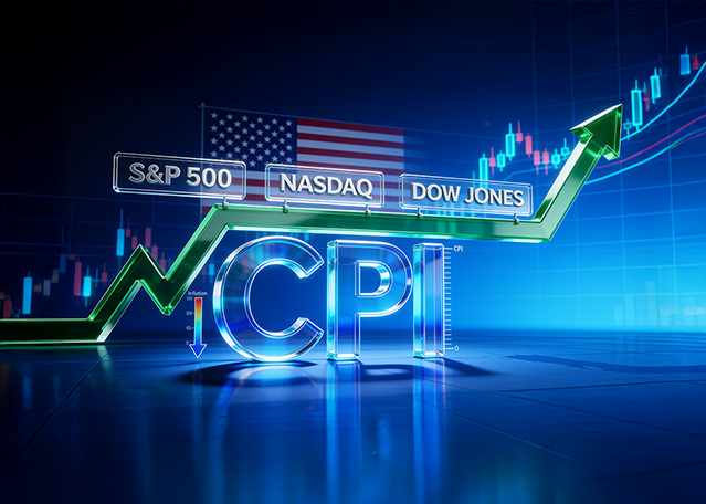 Today Fundamental Analysis: US indices rise after CPI numbers showed cooler inflation Today Fundamental Analysis: US indices rise after CPI numbers showed cooler inflation