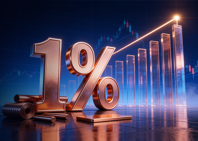 Today Technical Analysis: Copper Rises 1% in Early Trading, Nearing Its All-Time High