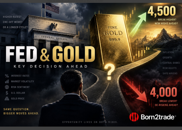 FED & GOLD &mdash; Above 4,500 or Below 4,200?