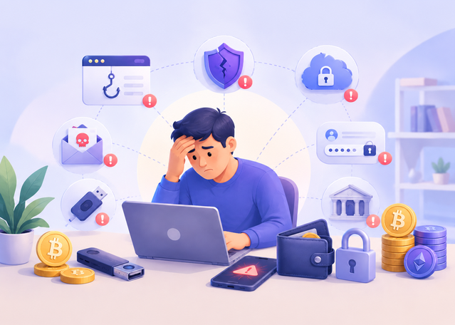 Crypto Security Mistakes That Could Cost You Your Entire Account