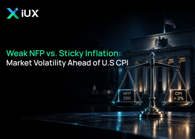 Weak NFP vs. Sticky Inflation: Market Volatility Ahead of U.S CPI Weak NFP vs. Sticky Inflation: Market Volatility Ahead of U.S CPI