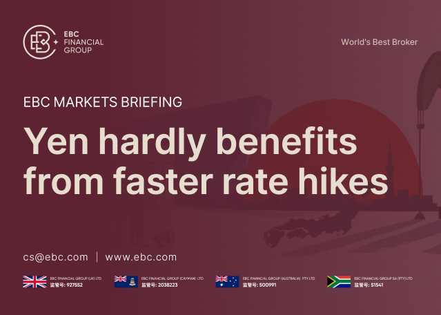 EBC Markets Briefing | Yen hardly benefits from faster rate hikes EBC Markets Briefing | Yen hardly benefits from faster rate hikes