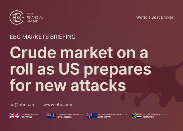 EBC Markets Briefing | Crude market on a roll as US prepares for new attacks EBC Markets Briefing | Crude market on a roll as US prepares for new attacks